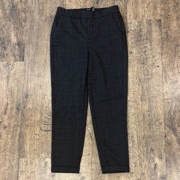 Vero Moda Charcoal Checkered Pants - Picture 1 of 6